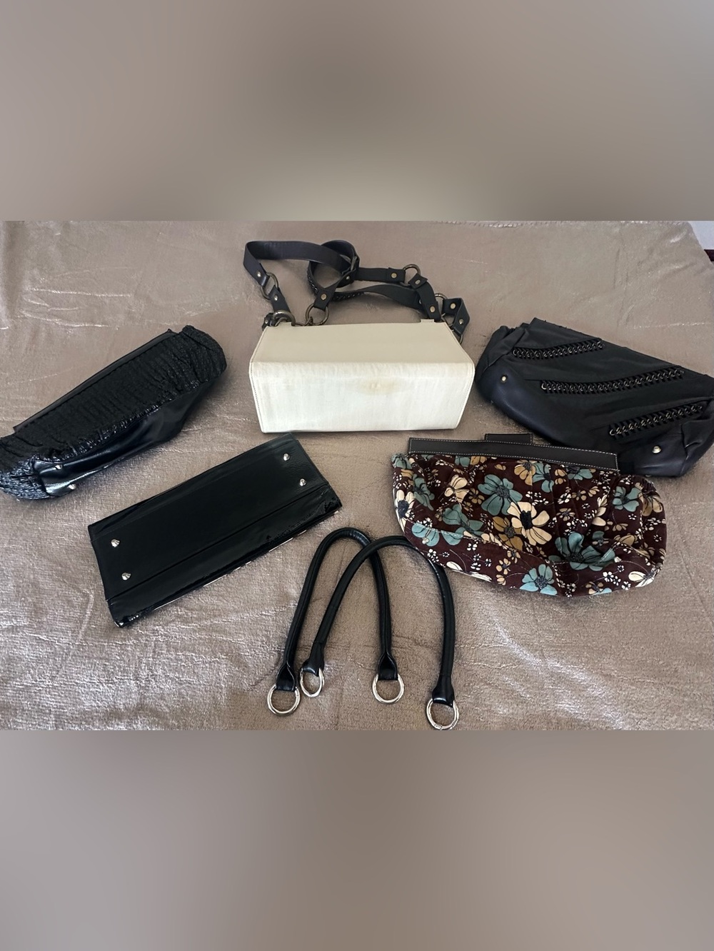 Miche Interchangeable Purse Shell Bundle Lot with Handles & Straps